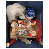 Tote with Christmas/ Halloween decor