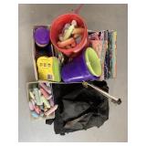 Kids chalk, books and more