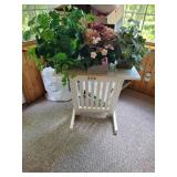 Artificial flowers with stand