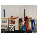 Weed killer, insect killer, WD-40, cleaners, more