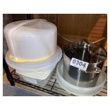 Cake safe, pot, more