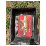 Quikrete and mixer pan