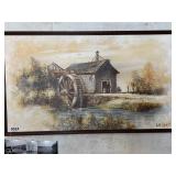 Lee Reynolds Signed canvas painting (Damage)
