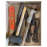 Hammers, pipe wrench & more