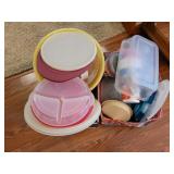 Plastic storage containers