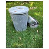 Metal trash can and more