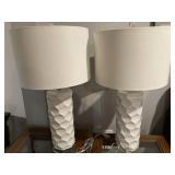 (2) table lamps