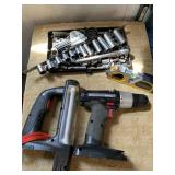 Craftsman drill, flashlight, laser level, more