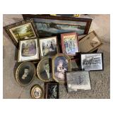 Large lot framed pictures