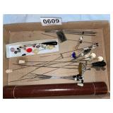 Vintage hat pins, stick pins, more