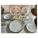 Corelle dinnerware set for six, more