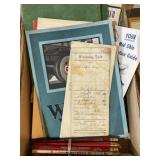 Menus, magazines, more