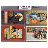 Vintage Halloween post cards