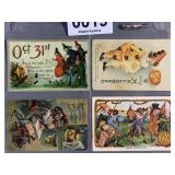 Vintage Halloween post cards