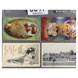 Vintage Halloween post cards