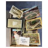 Vintage sports related postcards