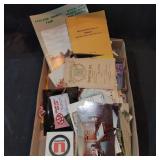 Ashland County Postcards, matches,