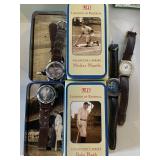 Collectible New York Yankee watches, Mickey & Babe