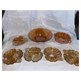 Vintage carnival glass