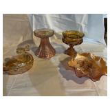 Vintage carnival glass
