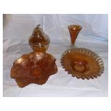 Vintage carnival glass