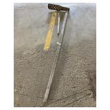 Vintage Apple butter sir, wash tub stick, 7 feet