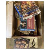 Puzzles, vintage  microscope and more
