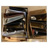 Binders, protective screens