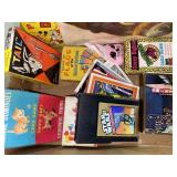 Vintage card games, toys