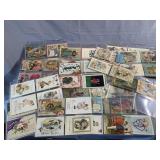 Vintage valentines post cards