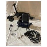 Vintage Moto scope movie projector with case