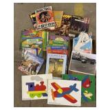 Vintage toys & books