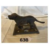 Vintage cast-iron dog nutcracker