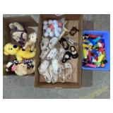 Pez dispensers, stuffed toys, baby shoes, more