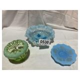 Vintage opalescent glass