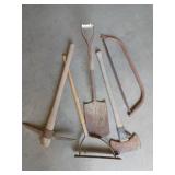 Axe, pick, Shovel & more