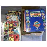 Collector caps, albums and more