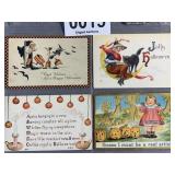 Vintage Halloween post cards