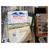 Shortwave radio calling cards