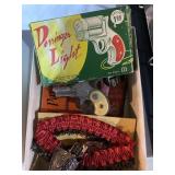 Pistol pencil, garter, more