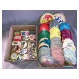 (2) boxes magnet/ buttons