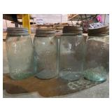 (4) Canning jars