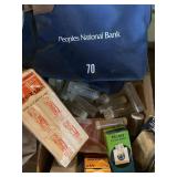 Money bags, tags, coin holders