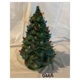 12" ceramic Christmas tree vintage