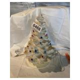 15" vintage ceramic Christmas tree