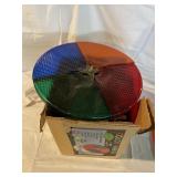 Vintage 12" color wheel for aluminum tree