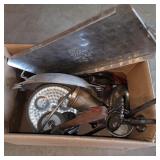 Serving trays, utensils,  choppers and more