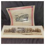 Picture and handkerchief