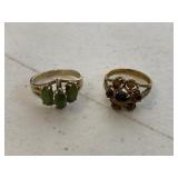 (2) 14K rings