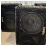 (2) Yamaha monitor speakers (500w)